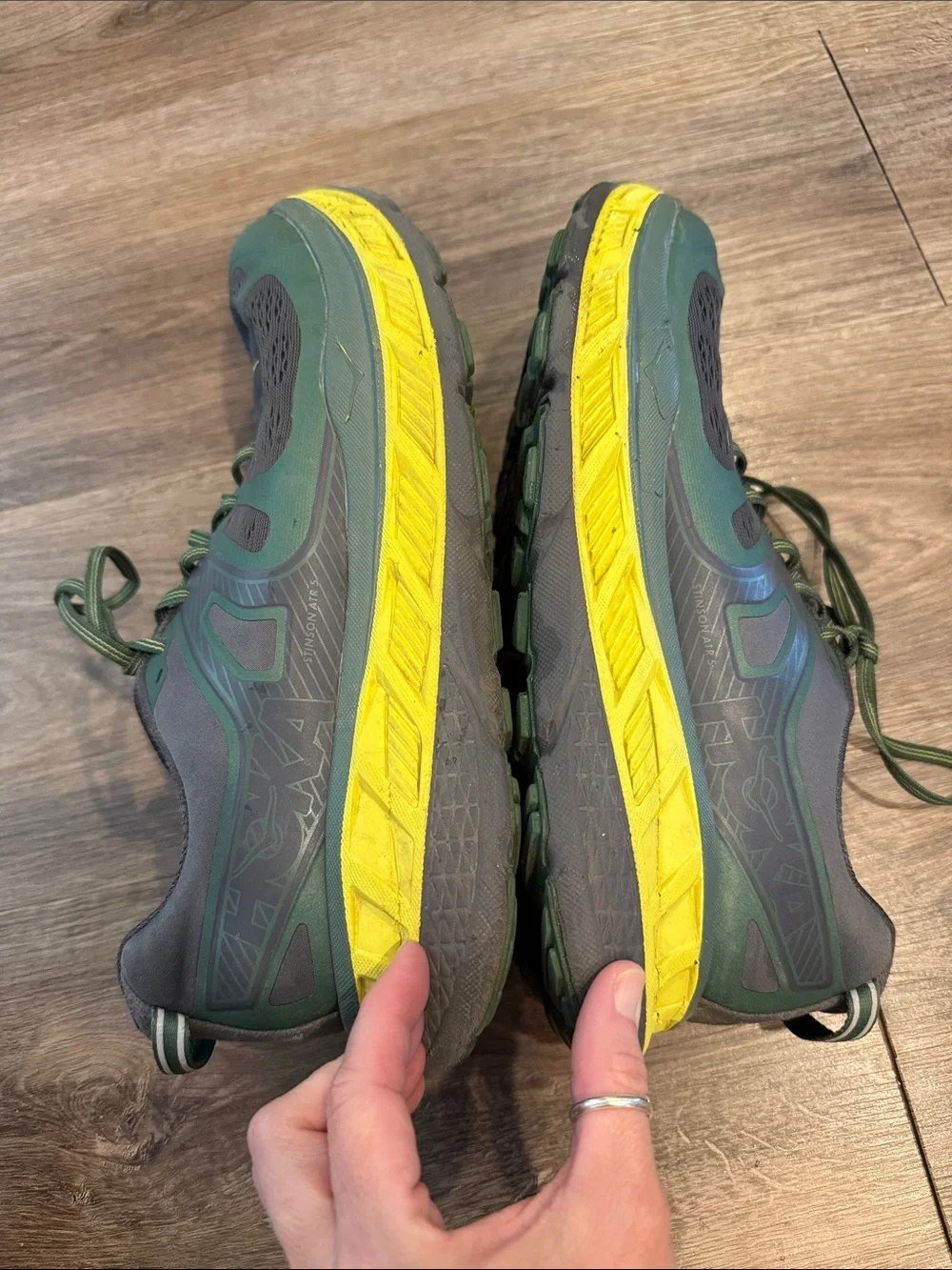 Hoka One Stinson ATR 5 Trail Running Shoes Size 11.5 - No Insoles